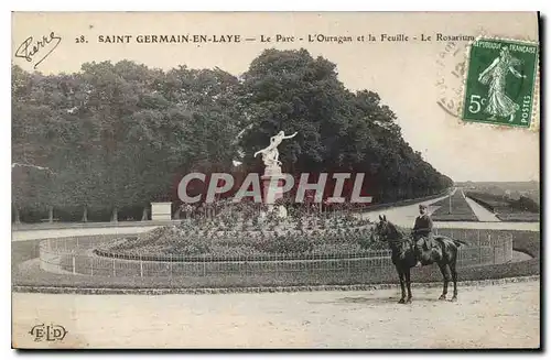 Cartes postales Saint Germain en Laye Le Parc L'Ouragan et la Feville Le Rosarium