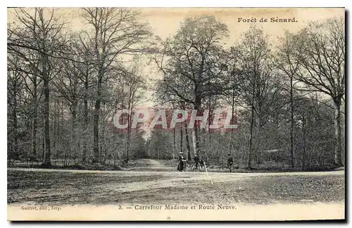 Cartes postales Foret de Senard Carrefour Madame et Route Neuve