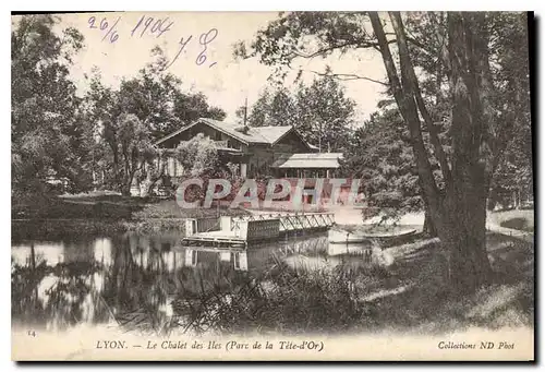 Ansichtskarte AK Lyon Le Chalet des Iles Parc de la Tete d'Or