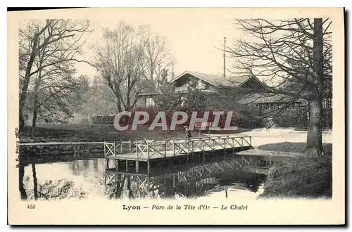 Cartes postales Lyon Parc de la Tete d'Or Le Chalet