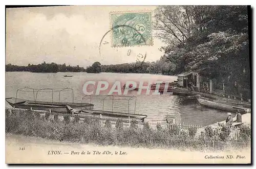 Cartes postales Lyon Parc de la Tete d'Or Le Lac