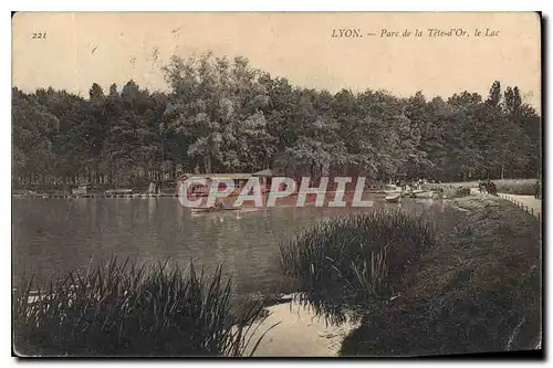 Cartes postales Lyon Parc de la Tete d'Or le Lac