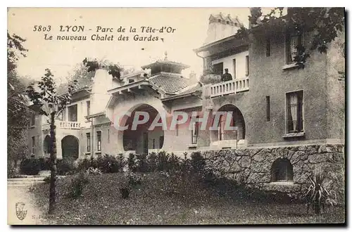 Ansichtskarte AK Lyon Parc de la Tete d'Or Le nouveau Chalet des Gardes