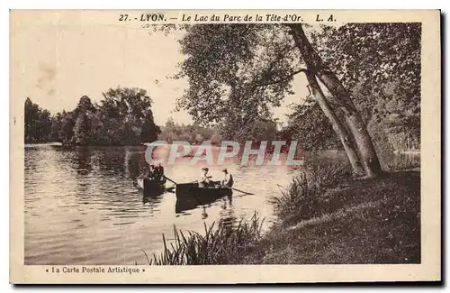 Ansichtskarte AK Lyon Le Lac du Parc de la Tete d'Or