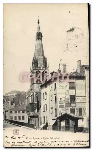 Ansichtskarte AK Lyon Eglise Saint Paul