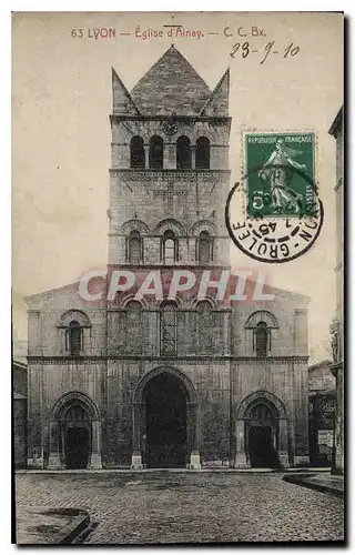 Ansichtskarte AK Lyon Eglise d'Ainay