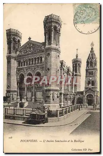 Ansichtskarte AK Fourviere L'Ancien Sanctuaire et la Basilique