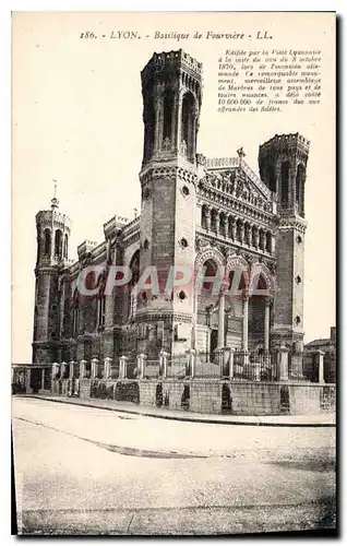 Cartes postales Lyon Basilique de Fourviere