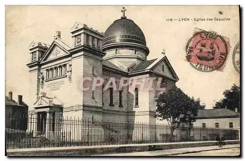 Cartes postales Lyon Eglise des Capucins