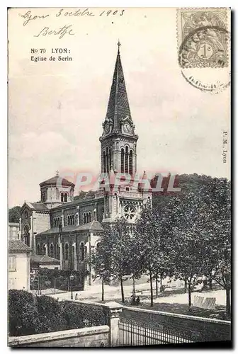 Cartes postales Lyon Eglise de Serin