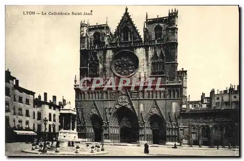 Cartes postales Lyon La Cathedrale Saint Jean