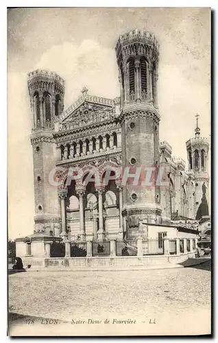 Cartes postales Lyon Notre Dame de Fourviere