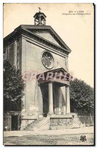 Cartes postales Lyon Chapelle de l'Observance