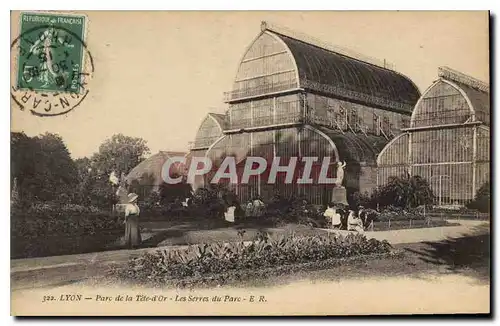 Cartes postales Lyon Parc de la Tete d'Or Les Serves du Parc