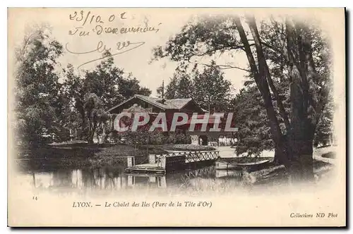 Cartes postales Lyon Le Chalet des Iles Parc de la Tete d'Or