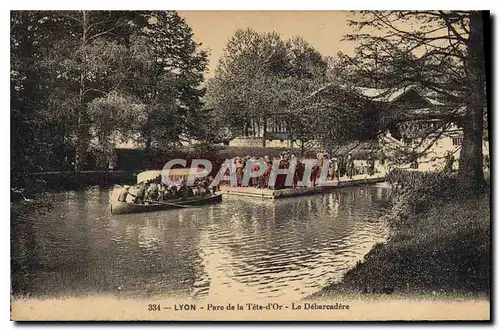 Ansichtskarte AK Lyon Parc de la Tete d'Or Le Debarcadere Bateau