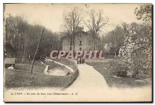 Ansichtskarte AK Lyon Un Coin du Parc vers l'Observatoire