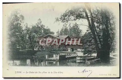 Ansichtskarte AK Lyon Le Chalet des Iles Parc de la Tete d'Or