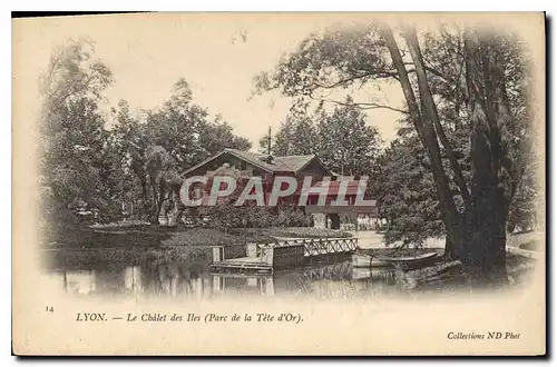 Cartes postales Lyon Le Chalet des Iles Parc de la Tete d'Or