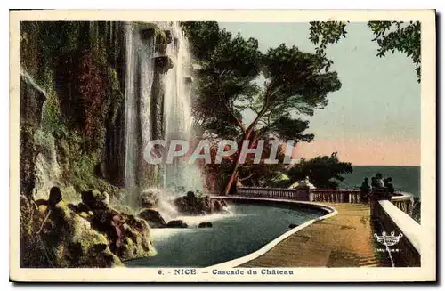 Cartes postales Nice Cascade du Chateau