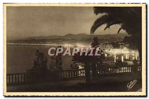 Cartes postales Cote d'Azur Artistique Nice Feerie Nocturne