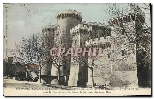 Ansichtskarte AK Tarascon Chateau dit du Roi Rene cote de la Ville