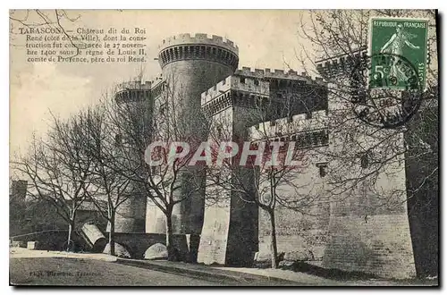 Cartes postales Tarascon Chateau dit du Roi Rene Cote de la Ville