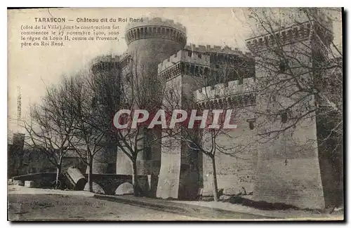 Cartes postales Tarascon Chateau dit du Roi Rene Cote de la Ville