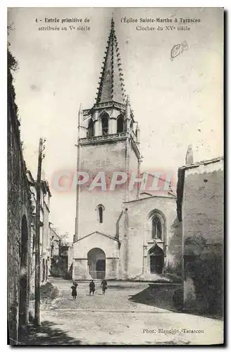 Cartes postales Entree Primitive de l'Eglise Sainte Marthe a Tarascon