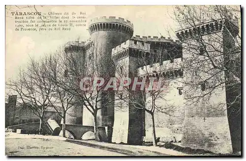 Cartes postales Tarascon Chateau dit du Roi Rene Cote de la Ville