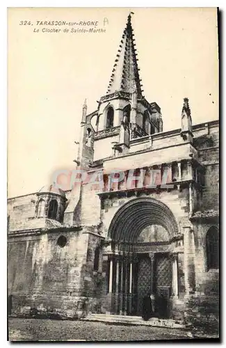 Cartes postales Tarascon sur Rhone Le Clocher de Sainte Marthe