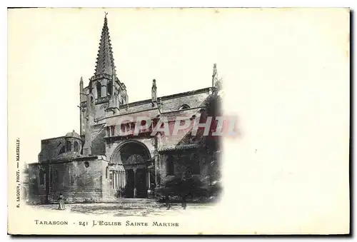 Cartes postales Tarascon L'Eglise Sainte Marthe