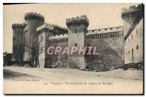 Cartes postales Tarascon Vue d'Ensemble du Chateau du Roi Rene