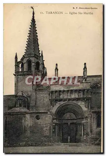 Cartes postales Tarascon Eglise Ste Marthe