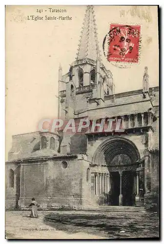 Cartes postales Tarascon L'Eglise Sainte Marthe