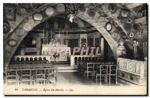 Cartes postales Tarascon Eglise Ste Marthe