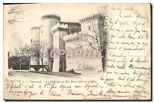 Cartes postales Tarascon Le Chateau du Roi Rene Cote de la Ville