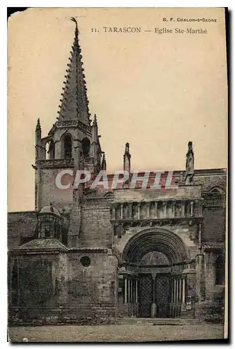 Cartes postales Tarascon Eglise Ste Marthe