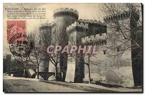 Cartes postales Tarascon Chateau dit du Roi Rene Cote de la Ville