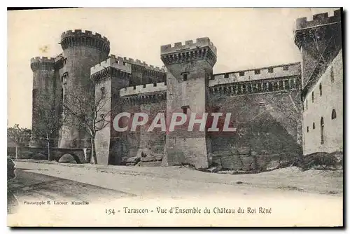 Ansichtskarte AK Tarascon Vue d'Ensemble du Chateau du Roi Rene