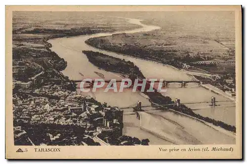 Cartes postales Tarascon Vue prise en Avion