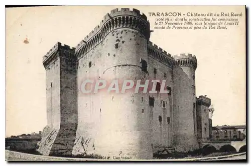 Ansichtskarte AK Tarascon Chateau dit du Roi Rene Cote de la Ville