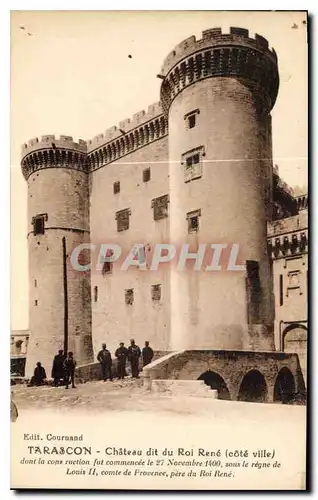Ansichtskarte AK Tarascon Chateau dit du Roi Rene Cote Ville