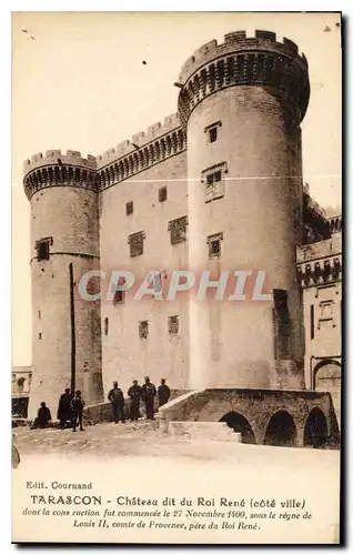 Cartes postales Tarascon Chateau dit du Roi Rene Cote Ville