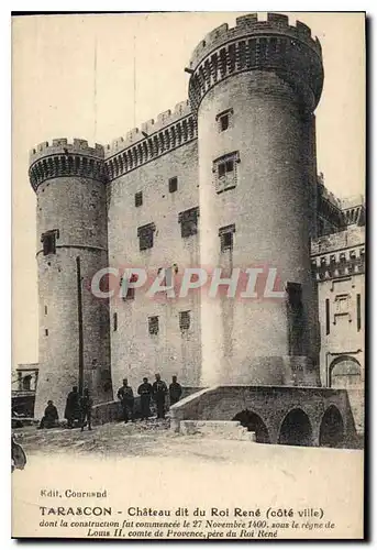 Ansichtskarte AK Tarascon Chateau dit du Roi Rene Cote Ville