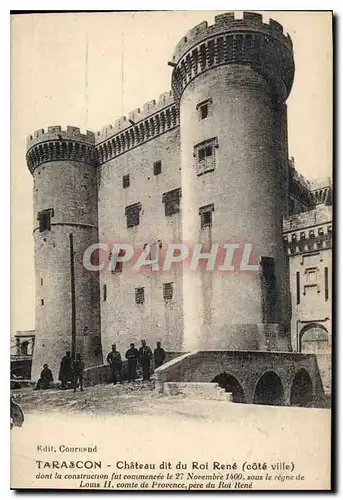 Cartes postales Tarascon Chateau dit du Roi Rene Cote Ville