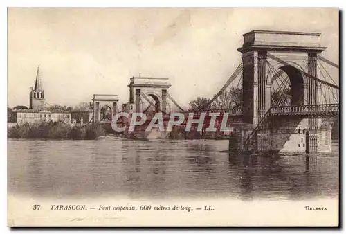 Cartes postales Tarascon Pont suspendu