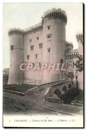 Cartes postales Tarascon Chateau du Roi Rene L'Entree