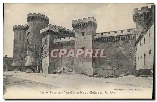 Cartes postales Tarascon Vue d'Ensemble du Chateau du Roi Rene