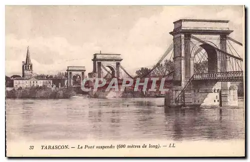 Cartes postales Tarascon Le Pont suspendu